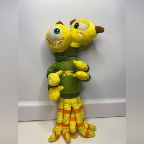 Terri and Terry Perry Disney Pixar Monsters Inc University Two Headed Plush Doll - Picture 1 of 10
